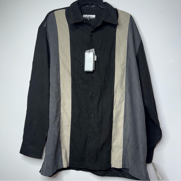 Colorblock Casual Button Down Shirt - Picture 5 of 15